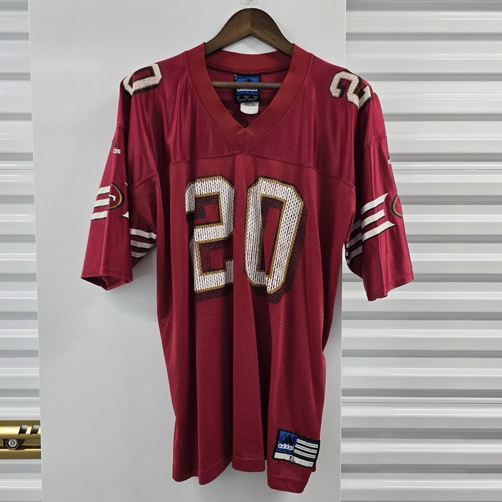 Vintage Adidas Garrison Hearst 49ers Jersey Men XL #20 San Francisco NFL